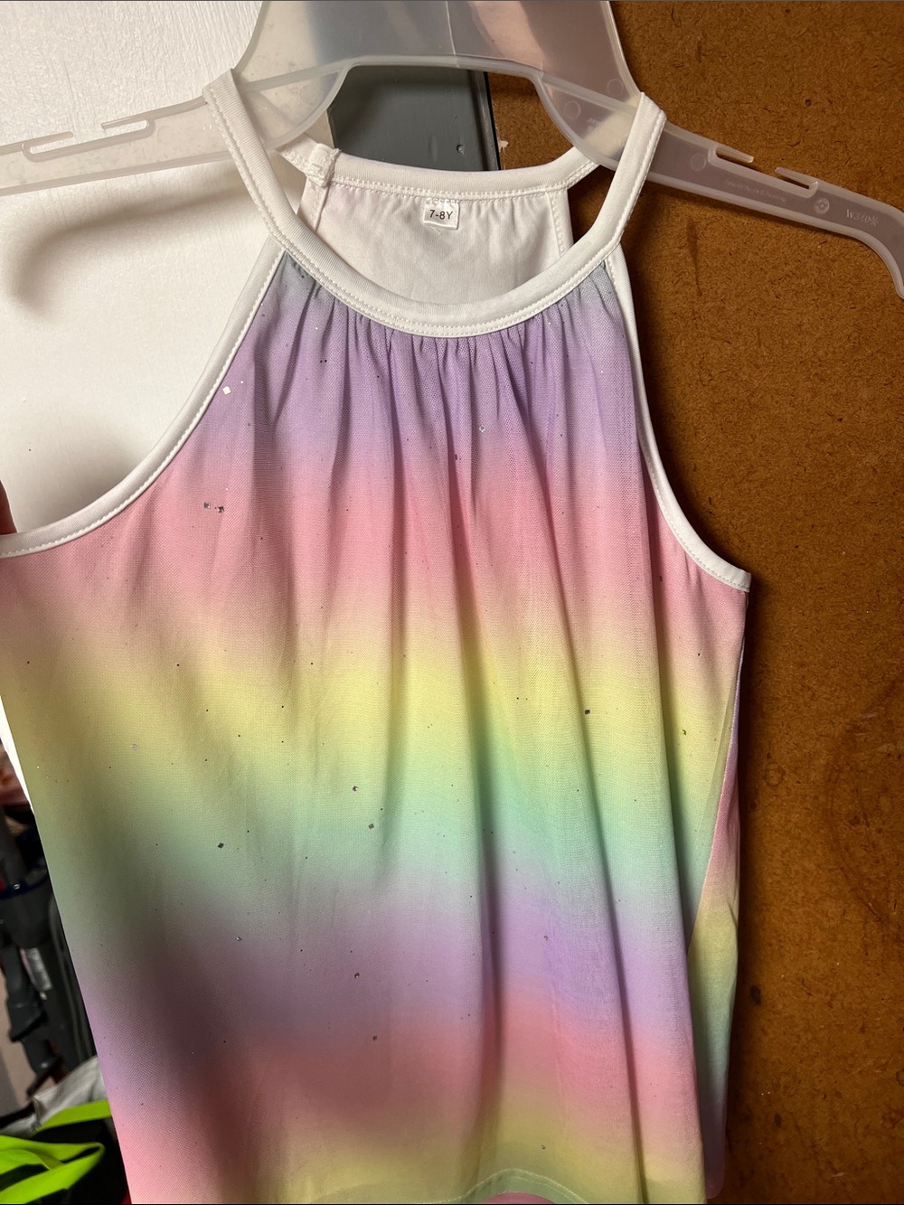 Pastel Rainbow Halter Tank Top